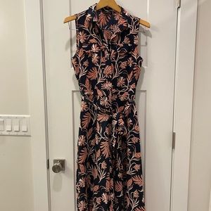 Banana Republic collared Dress in Navy